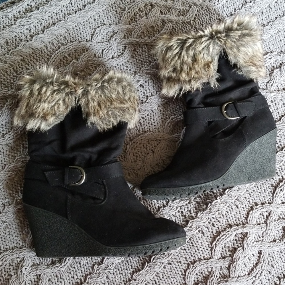 Cute black boots
